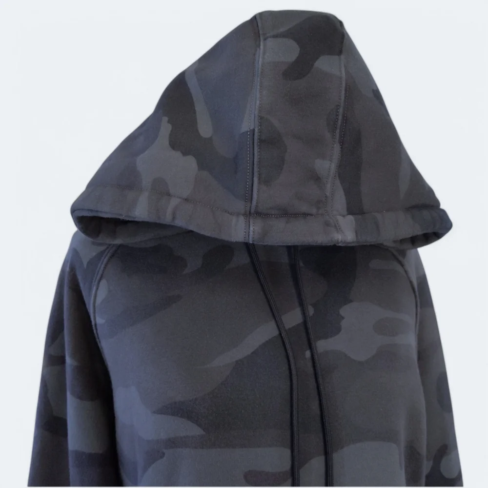Camo Drawstring Hoodie Size Small CSG - Picture 5 of 9